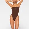 Skims Seamless Sculpt In Brown