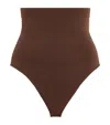 Skims Womens Cocoa Seamless Sculpt High-rise Stretch-woven Thong
