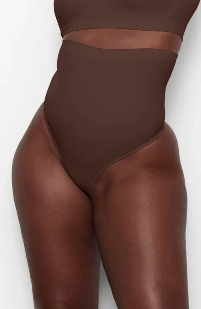 SKIMS SKIMS SEAMLESS SCULPT HIGH WAIST THONG