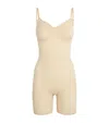 Skims Everyday Sculpt Ruched Stretch-woven Body In Nude (lingerie)