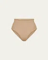 Skims Womens Mica Sculpting Mid-rise Stretch-woven Briefs In Nude (lingerie)