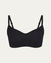 Skims Seamless Sculpt Pullover Bra In Black