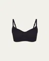 Skims Womens Onyx Sculpting Scoop-neck Stretch-woven Bra