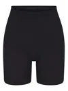 Skims Seamless Sculpt Shorts In Black