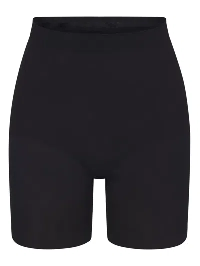 Skims Seamless Sculpt Shorts In Black