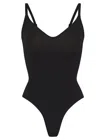 Skims Seamless Sculpt Thong Bodysuit In Multi