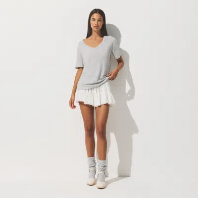 Skims Sheer Jersey In White