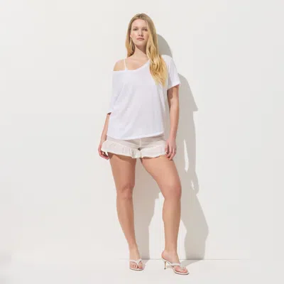 Skims Sheer Jersey In White