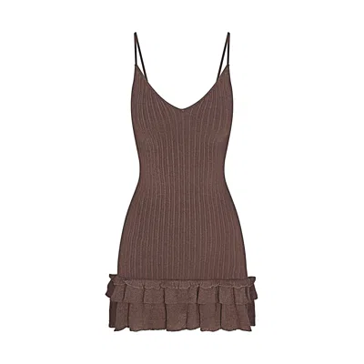 Skims Sheer Knit In Amethyst
