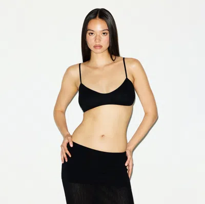 Skims Sheer Knit In Black