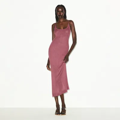 Skims Sheer Knit In Pink