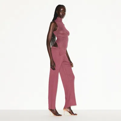 Skims Sheer Knit In Pink