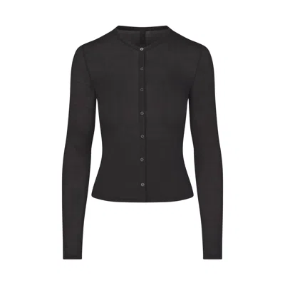 Skims Sheer Modal In Black