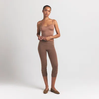 Skims Sheer Modal In Brown