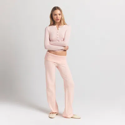 Skims Sheer Modal In Brown