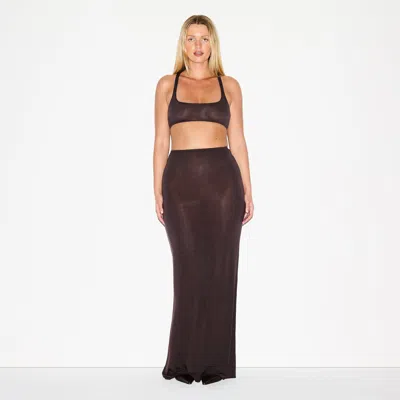 Skims Sheer Modal In Red