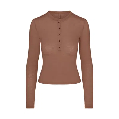 Skims Sheer Modal In Sienna
