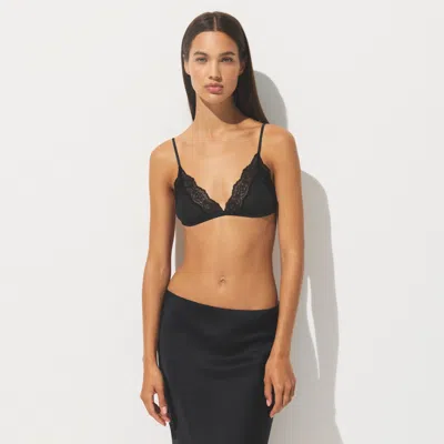 Skims Sheer Rib In Black