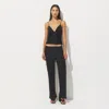 Skims Sheer Rib In Black