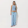 Skims Sheer Rib In Blue