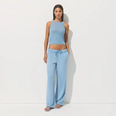 Skims Sheer Rib In Blue