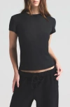 Skims Fits Everybody Stretch-jersey T-shirt In Black