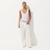 Skims Sheer Rib In White