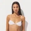 Skims Sheer Rib In White