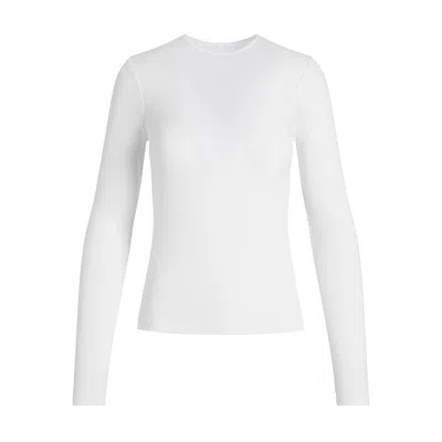Skims Sheer Rib In White