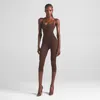 Skims Sheer Seamless In Brown