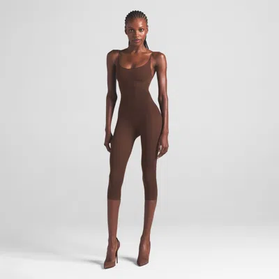 Skims Sheer Seamless In Brown