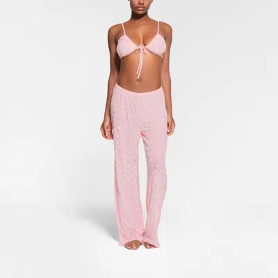 Skims Sheer Velvet In Pink