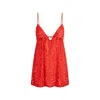 Skims Sheer Velvet In Ruby