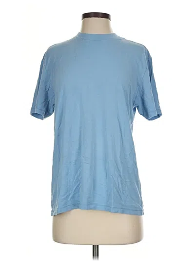 Pre-owned Skims Short Sleeve T-shirt In Blue