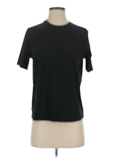 Pre-owned Skims Short Sleeve Turtleneck In Black