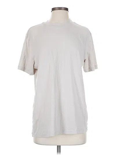 Pre-owned Skims Short Sleeve Turtleneck In Ivory