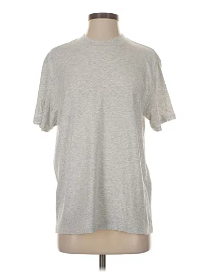 Pre-owned Skims Short Sleeve Turtleneck In Silver