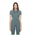 Skims Short-sleeved T-shirt In Green