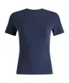Skims Short-sleeved T-shirt In Navy Blue