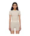 Skims Short-sleeved T-shirt In Nude