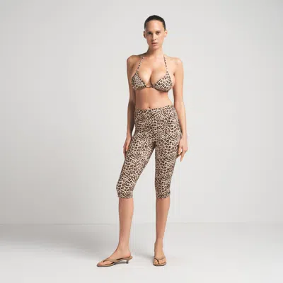 Skims Signature Swim In Animal Print