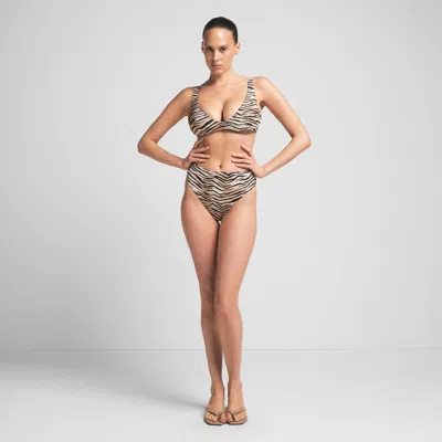 Skims Signature Swim In Animal Print