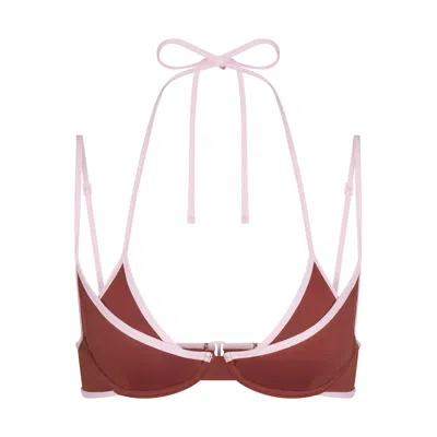 Skims Signature Swim In Henna Contrast