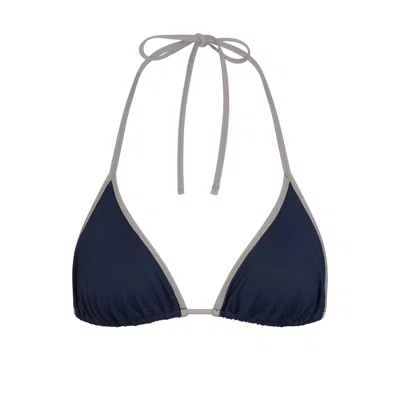 Skims Signature Swim In Navy Contrast