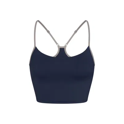 Skims Signature Swim In Navy Contrast