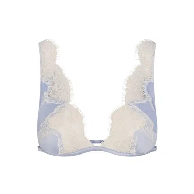Skims Silk In Periwinkle Contrast