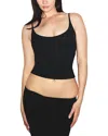 Skims Womens Smooth Layers Stretch-modal Cami Top Obsidian Xl In Black