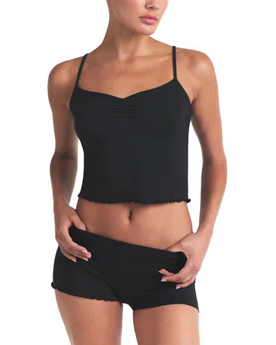 Skims Sleep Cami Pajama Set In Black