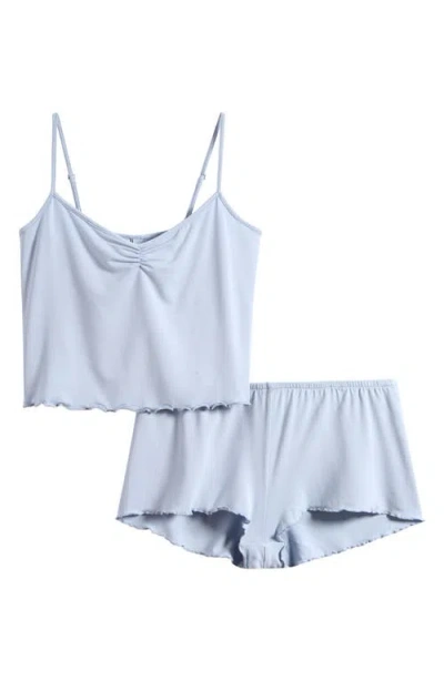 Skims Sleep Crop Camisole Pajamas In Blue