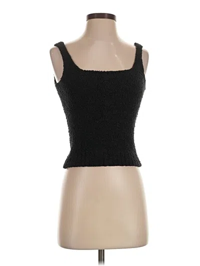 Pre-owned Skims Sleeveless Top Black Strapless Neckline Tops